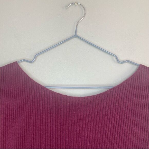 Babaton | Aritzia Red Wool/Linen Blend Balletcore Kitano Sweater Size Small - Picture 3 of 6